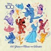 Men's Disney Character Sketches 100 Years of Music and Wonder T-Shirt - 2 of 4