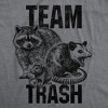 Mens Funny T Shirts Team Trash Sarcastic Raccoon Graphic Novelty Tee For Men - Crazy Dog Men's T Shirt for Animal Lovers - 2 of 4