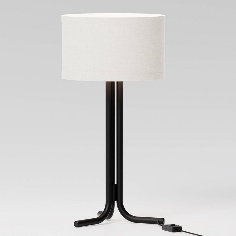 Infibrite 20&#34; Classic Elegance Table Lamp with Cylindrical Shade Warm Ambient Lighting, 2 of 5