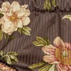Blossom Style Suspender 3" Rod Pocket Valance 50" x 16" Brown by RLF Home - 4 of 4