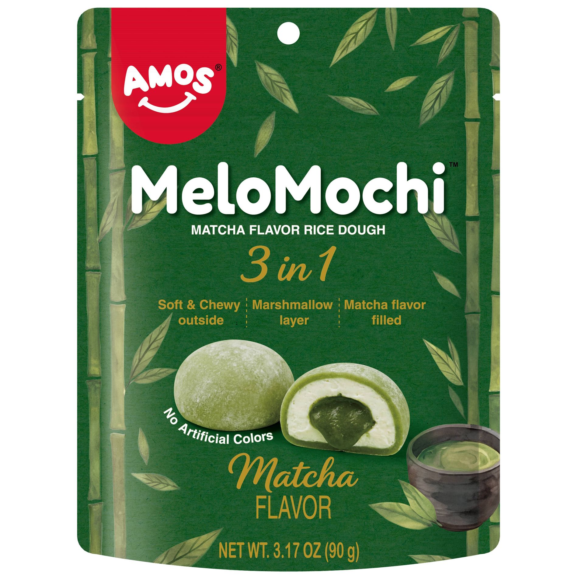 AMOS Matcha Mochi Mallow - 6pk/3.17oz