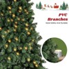 Pre-lit Artificial Christmas Tree with LED Lights, Abundant Branch Tips, Sturdy Metal Stand - 2 of 2