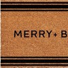 HomeRoots 24" X 36" Brown And Black Christmas Merry and Bright Outdoor Coir Door Mat - 4 of 4
