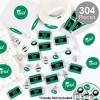 Big Dot of Happiness 2025 Green Graduation Party Candy Favor Sticker Kit - 304 Pieces - 2 of 4