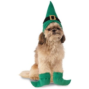 Rubie's Elf Hat w/ Boot Cuffs Dog Costume - 1 of 1