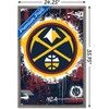 Trends International NBA Denver Nuggets - Maximalist Logo 23 Framed Wall Poster Prints - 3 of 4