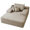 68"x51" Oversized Chaise Lounge Sofa Bed, Faux Fur Sleeper Couch for Living Room - 3 of 4