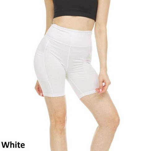 Infinite Basics Women's High Waist Tummy Control Yoga Bike Shorts - Great  For Working Out Or For Everyday Use