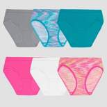 Fruit of the Loom Girls' 6pk Seamless Hipster - Colors May Vary