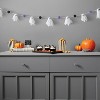 72" Iridescent Ghost Decorative Wall Garland White - Hyde and EEK! Boutique™ - 2 of 3