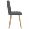 vidaXL Dining Chair Set of 2 Dark Grey - 4 of 4