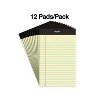 Staples Notepads 5" x 8" Narrow Canary 50 Sheets/Pad 12 Pads/Pack (26829) 163832 - 2 of 4