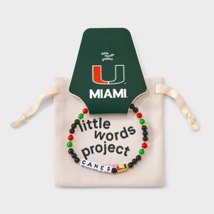Little Words Project University of Miami Beaded Bracelet - 1 of 4
