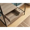 Metal Clothes Rack Open Wardrobe Free Standing with One Drawer Hanging Clothes Rod ¨C Brown & Black Metal - 3 of 4
