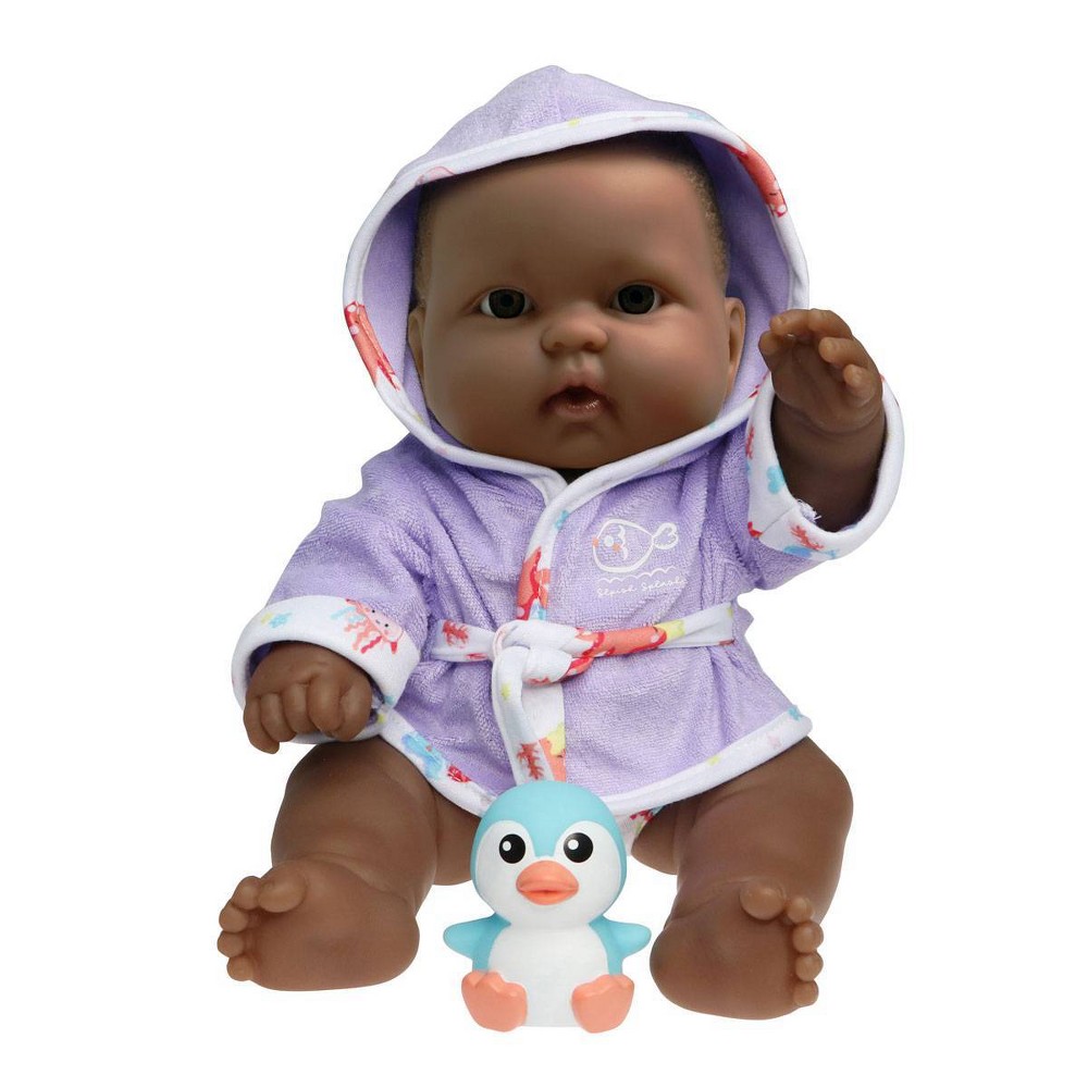 Photos - Doll JC Toys Lots to Love Babies All Vinyl Baby  with Hooded Towel and Bath Accessories 