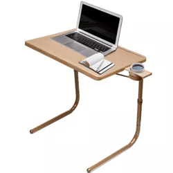 Table Mate II Folding Tray Table with Cup Holder