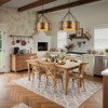 GTCLIGHTING Vintage Metal Drum Chandelier, 4-Light E27 Industrial Adjustable Chain Hanging Pendant Light Fixtures for Foyer Entryway Kitchen - 4 of 4