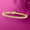 Ross-Simons 0.50 ct. t.w. Diamond Heart Tennis Bracelet in 18kt Gold Over Sterling - 4 of 4