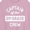 Women's - Instant Message - Captain Of The 2Nd Crew Graphic Racerback Tank - 2 of 4