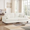 Arceso 88'' Adjustable Back Height Upholstered Sofa, 3-seater Sofa with Adjustable headrest, Solid rubberwood frame, Four toss pillows included - 2 of 2