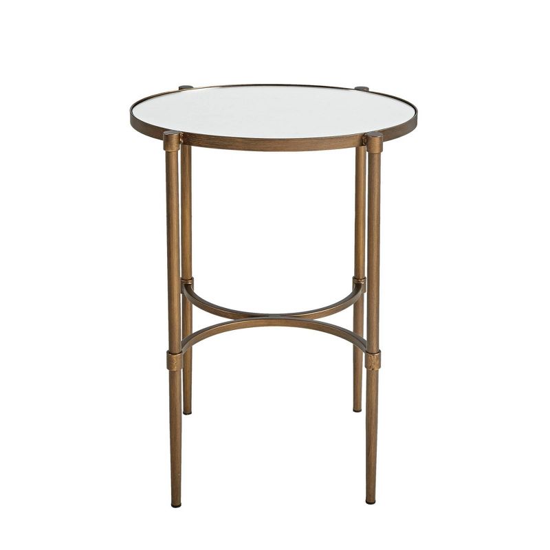 Lia Oval Accent Table Antique Bronze - Martha Stewart, 1 of 7