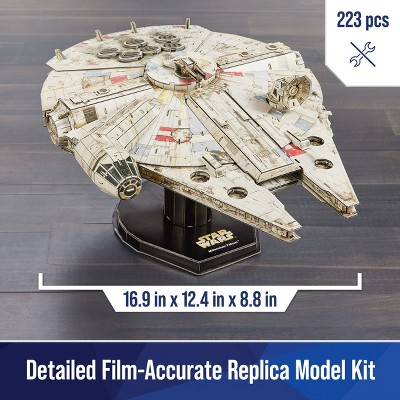 4D BUILD - Star Wars Millennium Falcon Model Kit Puzzle 223pc_12