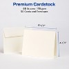 Avery Printable Note Cards, 4.25" x 5.5", Two-Sided Printing, Matte White, 2 Pack, 100 Cards Total (5813) - 4 of 4