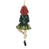 5.5 Inch Dancing Irish Girl Saint Patricks Day Christmas Tree Ornaments - 2 of 3