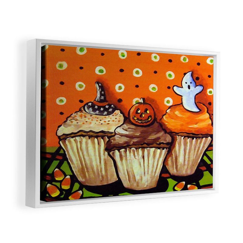 Renie Britenbucher Halloween Cupcakes Framed Art Canvas - Society6, 2 of 4