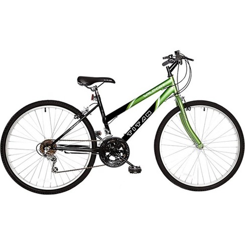 Titan Bikes Wildcat 12-Speed Women's Mountain Bike with Adjustable Saddle Height, Lime Green/Black - image 1 of 4