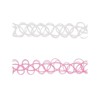 Attop 5-Piece Stretch Choker Set Pink, 12 Inch - 2 of 4