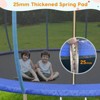 Trampoline 10FT 12FT 14FT 16FT with Enclosure & Ladder, ASTM Approved Heavy-Duty Outdoor Recreational Trampoline for Kids Adults, 440LB Capacity - 2 of 4