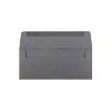 JAM Paper #10 Business Envelope 4 1/8" x 9 1/2" Dark Grey 25/Pack (36396438) - 2 of 2