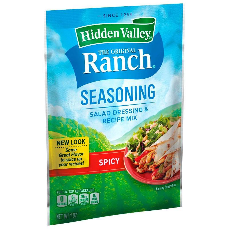 Hidden Valley Spicy Ranch Salad Dressing &#38; Seasoning Mix - 1oz, 4 of 13