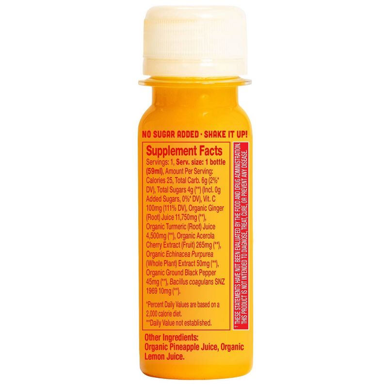 Vive Organic Immunity Boost  Original Ginger &#38; Turmeric Wellness Shot - 2 fl oz, 4 of 12