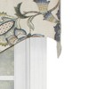 Ophelia Regal Style All Season 3" Rod Pocket Valance 50" x 17" Blue by RLF Home - image 3 of 4