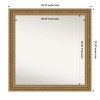 Elliot Gold Non-Beveled Framed Bathroom Vanity Wall Mirror - 3 of 4