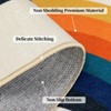 Washable Modern Area Rug, Stain-Resistant Non-Slip Rug for Living Room, Bedroom, Office - 4 of 4