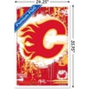 Trends International NHL Calgary Flames - Maximalist Logo 23 Framed Wall Poster Prints - 3 of 4