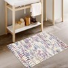 Washable Geometric Living Room Rugs, Indoor Farmhouse Non Slip Bedroom Carpet, Large Stain Resistant Dining Room Rugs - 4 of 4