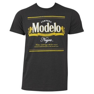 Adult Modelo Negra Gray Tee Shirt - 1 of 2