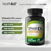 HealthA2Z - Vitamin D3 50 mcg (2000 IU) Softgels - 90 Count - 4 of 4