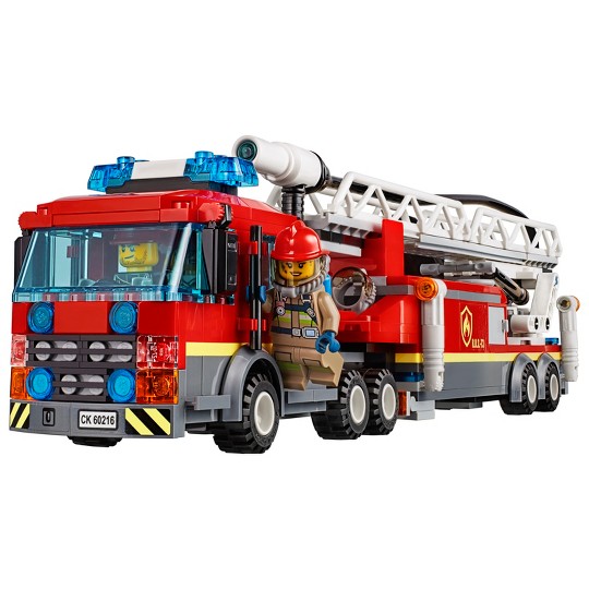 Lego City Downtown Fire Brigade Block Building Kit With 7 Minifigures Lego Complete Sets Packs Building Toys