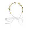 Unique Bargains Women's Faux Pearl Ribbon Headband 1 Pc - 3 of 4