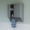 RiverRidge Ashland Two-Door Bathroom and Laundry Wall Mount Storage Medicine Cabinet with Towel Bar - image 2 of 4