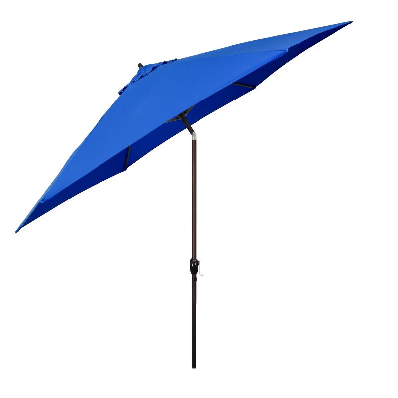 11&#39; x 11&#39; Aluminum Market Polyester Umbrella with Crank Lift Pacific Blue - Astella, 2 of 7