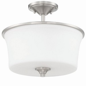 Craftmade Lighting Gwyneth 2 - Light Semi-Flush Mount in  Brushed Polished Nickel - 1 of 1