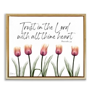 Stupell Industries Trust The Lord Tulips, 25" x 31" - 1 of 4
