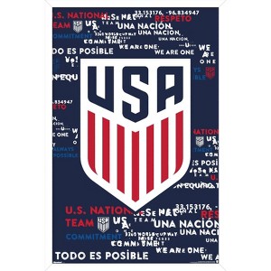 Trends International US Soccer - Logo 25 Framed Wall Poster Prints - 1 of 4