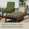 Honeycomb Outdoor Chaise Lounge Cushion - Stripe Pine Green - 3 of 4